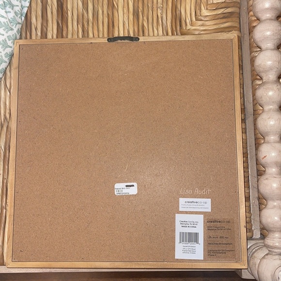 NWT Creative Co-op framed art set of 2 owl (12” x 12”) & deer (12” x 10”) - Picture 4 of 6